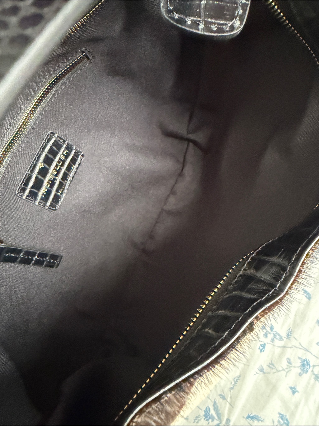 Nwot Indigolush Midi Hobo Brown Zebra - Silver Hands Adjustable Strap — image 8 of 8